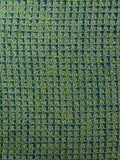 Green Chanel Dead-stock Fabric | Tweed | Made in Italy