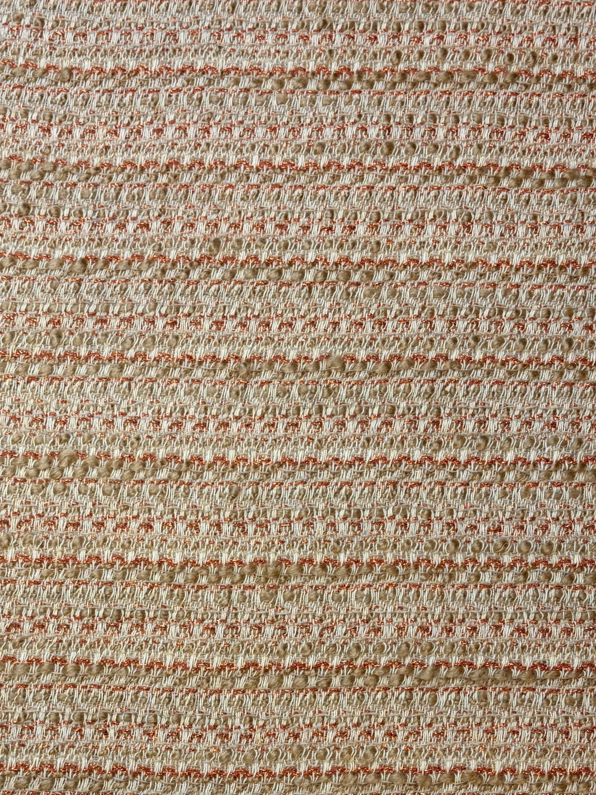 Brown Chanel Dead-stock Fabric | Tweed | Made in Italy