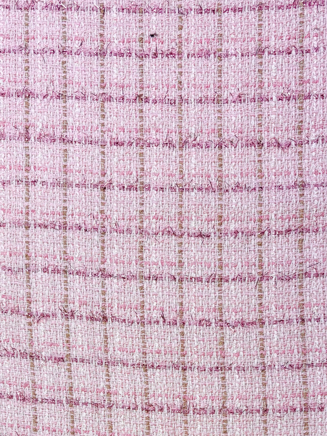 Pink Chanel Dead-stock Fabric | Tweed | Made in Italy