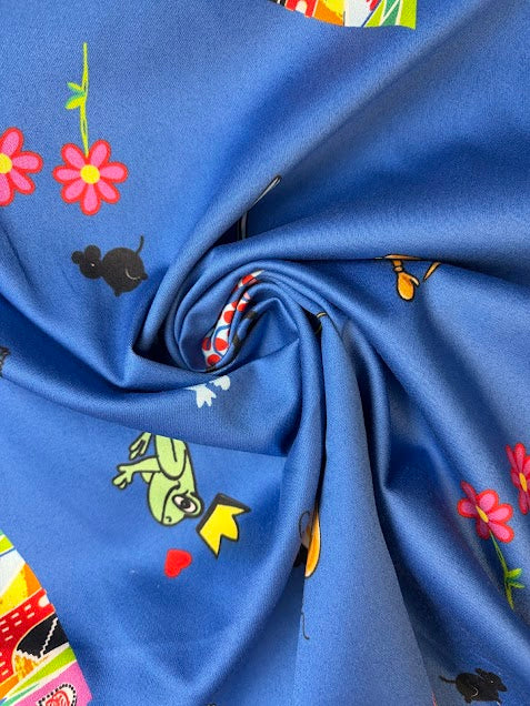 Designer Cotton Monnalisa |Spandex | kids print | Made in Italy