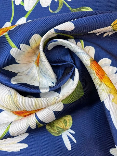 Daisy Viscose Poly Blend | Mona Lisa | Made in Italy