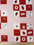 Designer Cotton by Monnalisa |Strawberry print | Made in italy