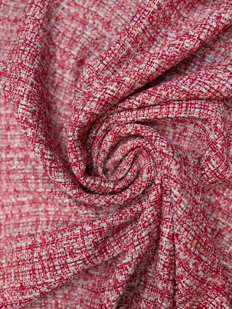 Chanel Deadstock Tweed| Pink and Sequins| Made in Italy