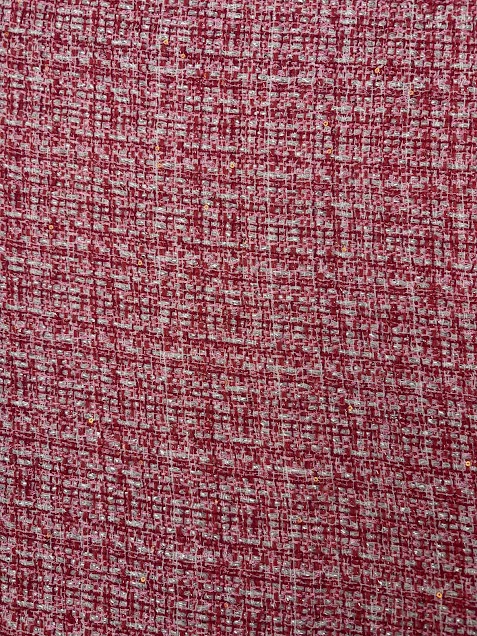 Chanel Deadstock Tweed| Pink and Sequins| Made in Italy