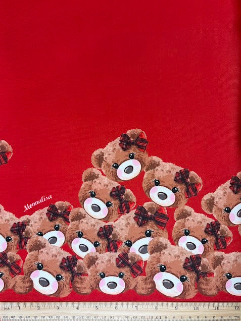Teddy Bear Red Aesthetic | Made in Italy