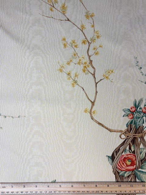 Poly Blend Mustard Floral Twine | Made in Italy