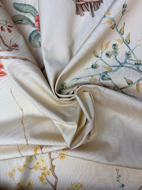 Poly Blend Cream Floral Twine | Made in Italy