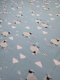 Blue with Sheep | Children's Patterns | Cotton/ Spandex Knit