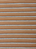 Tan Navy and White Stripe | Cotton Blend