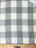 Grey and White Gingham | Cotton