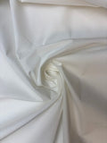 White Solid | Cotton Poplin