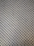 Polka Dot Jacquard Chiffon in Black