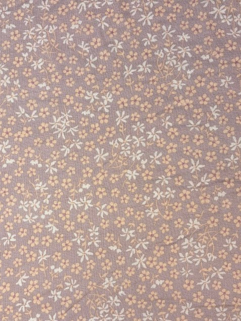 Cameo Rose Floral Rayon Slub