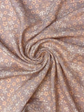 Cameo Rose Floral Rayon Slub