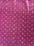 Plum Daze Velvet | Embroidered Stretch Velvet