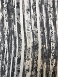 Black and Off-White Stripe | Chiffon