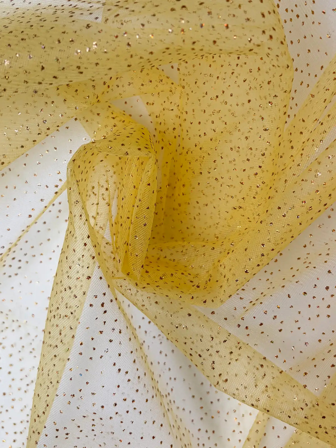 Yellow with Gold Speckles | Tulle