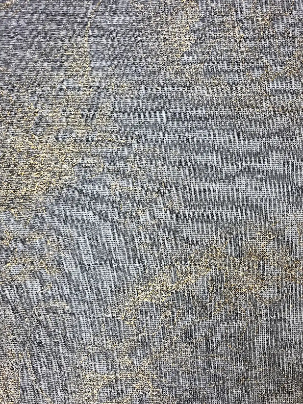 Black and Gold Metallic Floral Knit