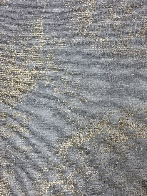 Black and Gold Metallic Floral Knit
