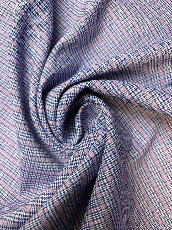 Lavender Plaid | Cotton Spandex