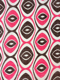 Pink and Brown Pattern | Cotton Voile