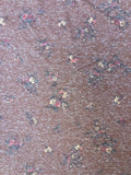 Dark Floral on Brown | Jersey Knit