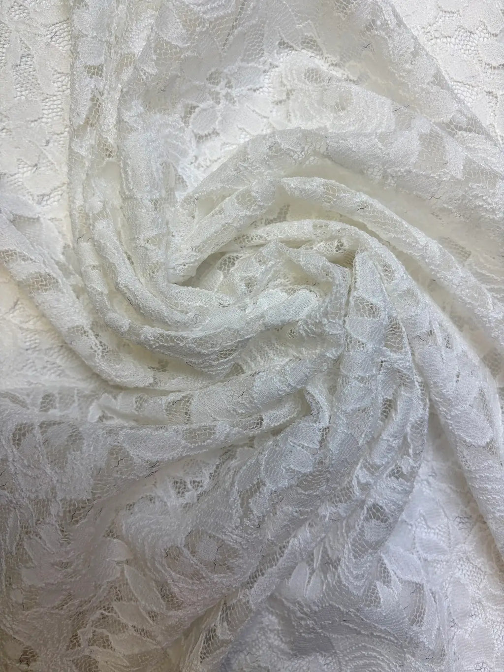 White Floral | Knit Lace