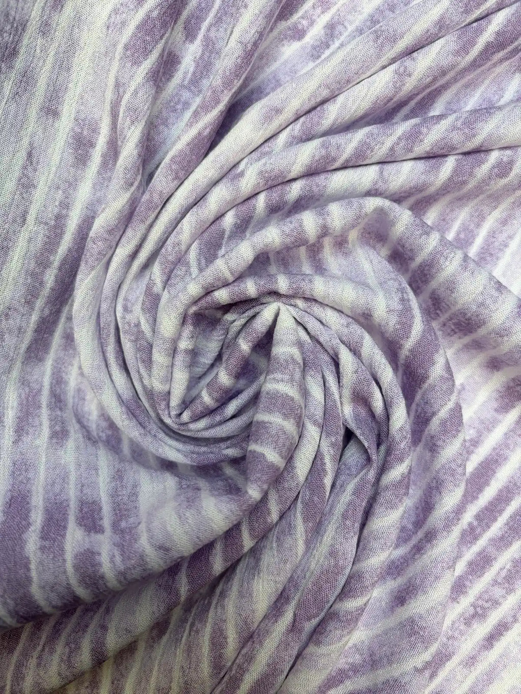 Lavender Striped| Rayon Crinkle