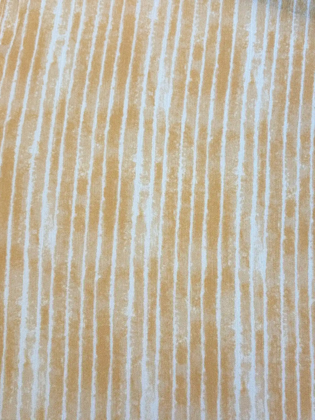 Yellow Striped | Rayon Crinkle