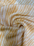 Yellow Striped | Rayon Crinkle