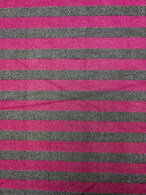 Black and Fushia Stripe | American Knit