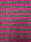 Black and Fushia Stripe | American Knit