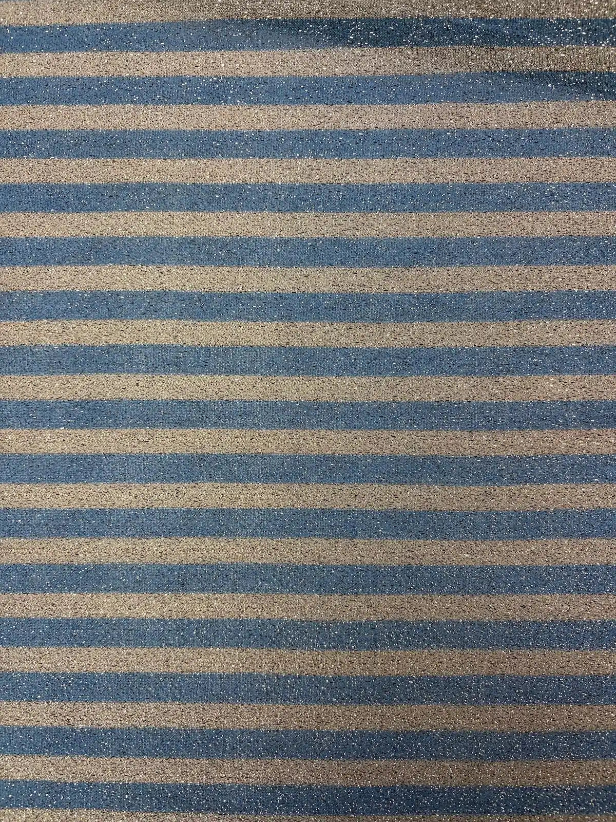 Blue and Silver Stripe | American Knit