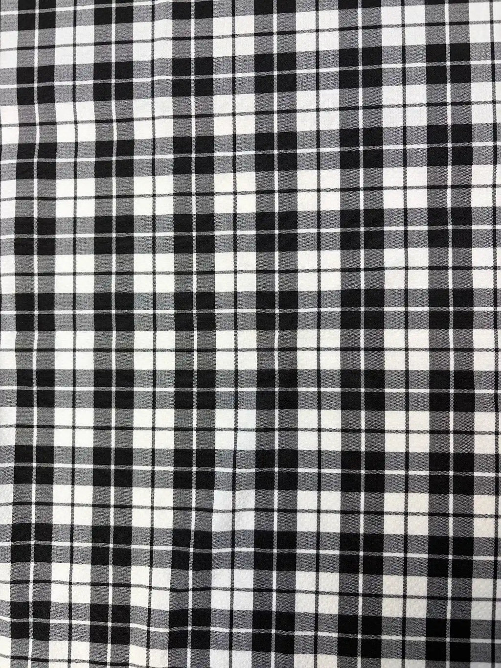 Black and White Plaid | Cotton