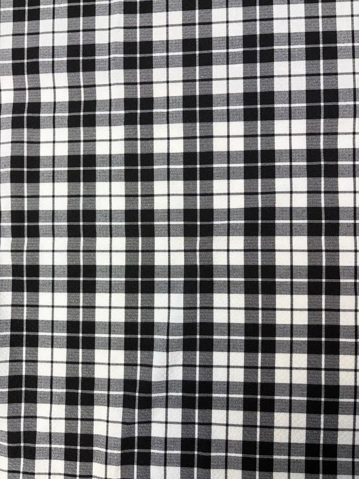 Black and White Plaid | Cotton