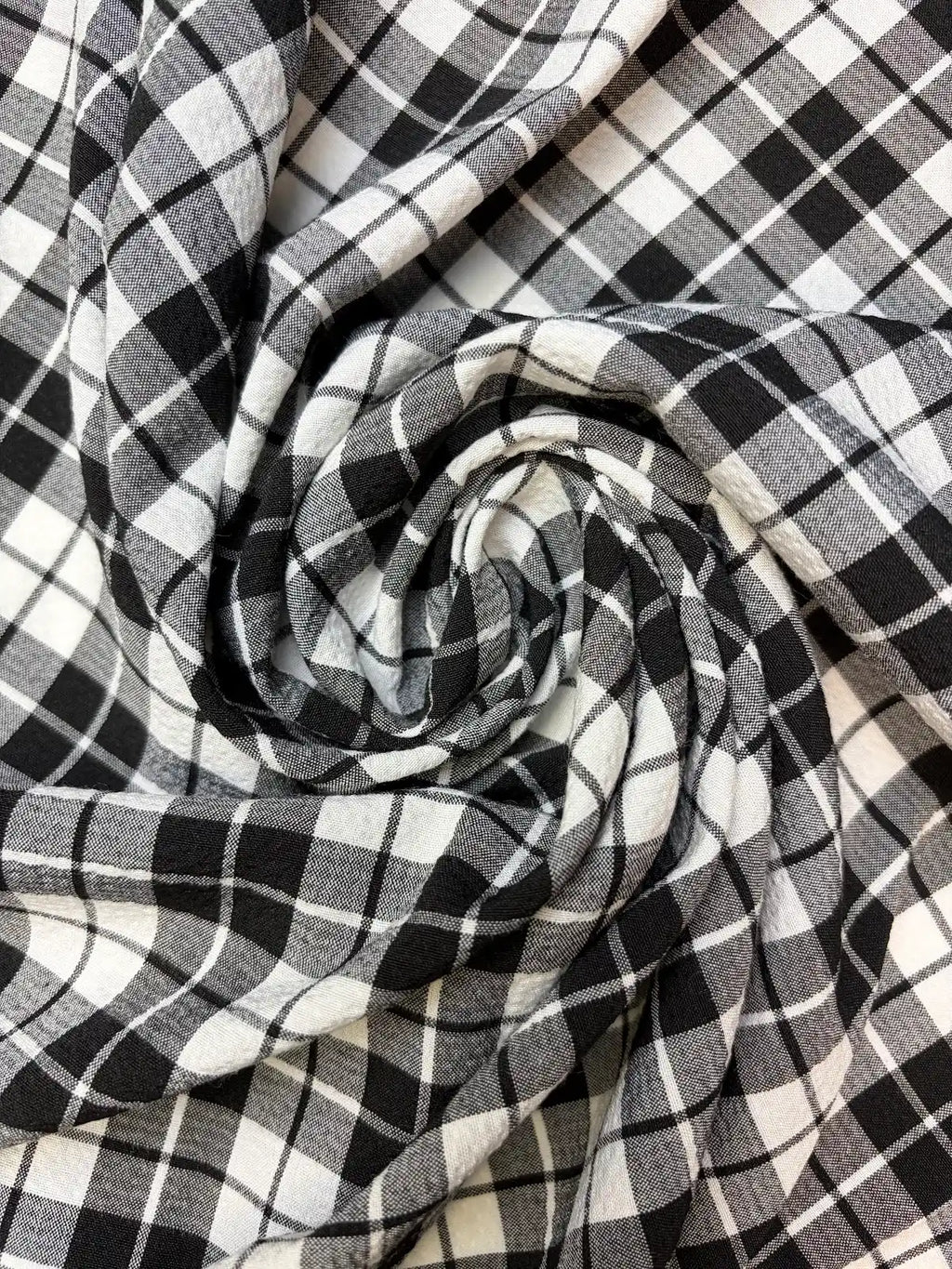 Black and White Plaid | Cotton