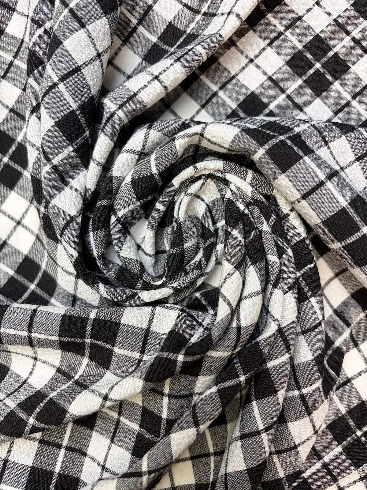 Black and White Plaid | Cotton