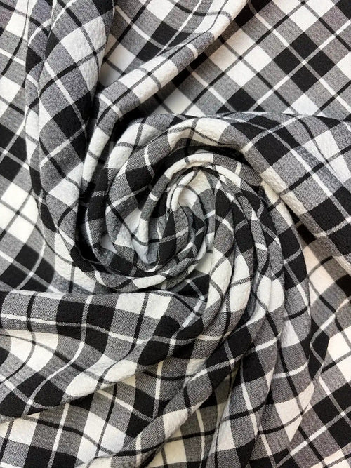 Black and White Plaid | Cotton