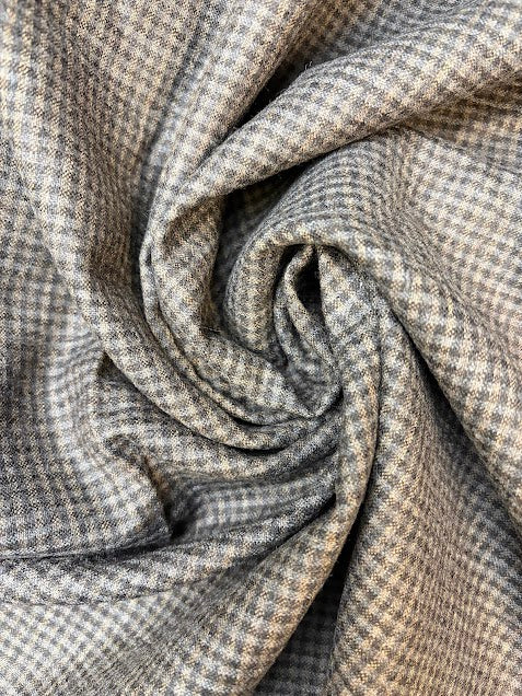 Brown Plaid | Italian Wool