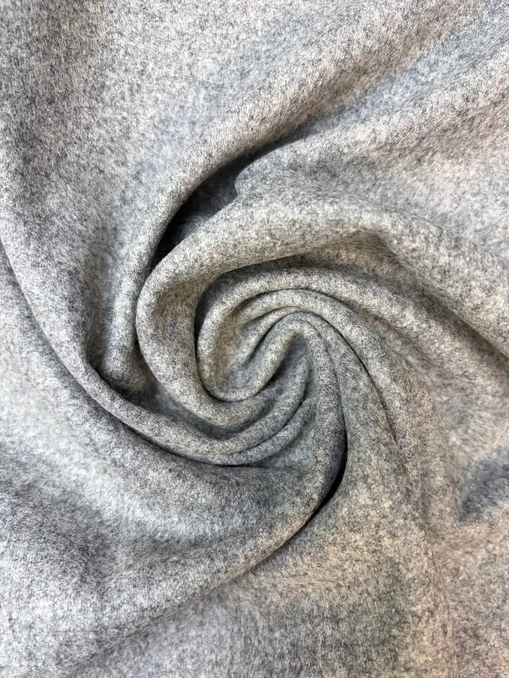 Heathered Light Grey | Italian Wool