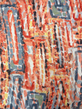 Vermilion and Grey | Chiffon