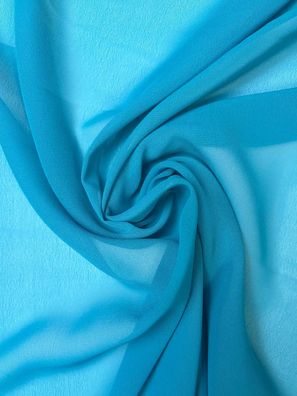 Teal Solid | Chiffon