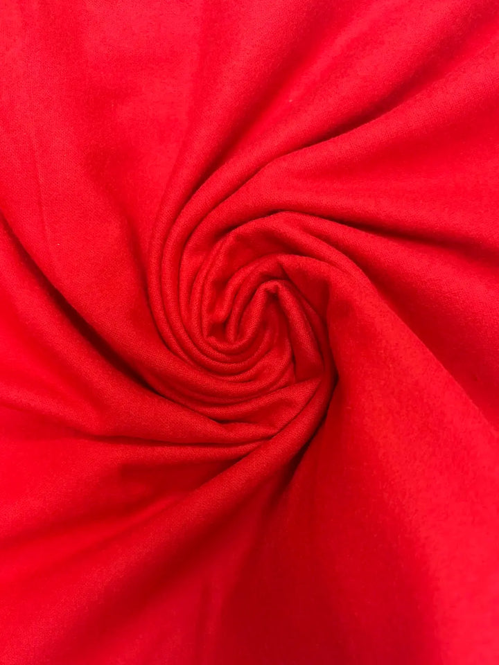 Solid Red | Cotton Flannel