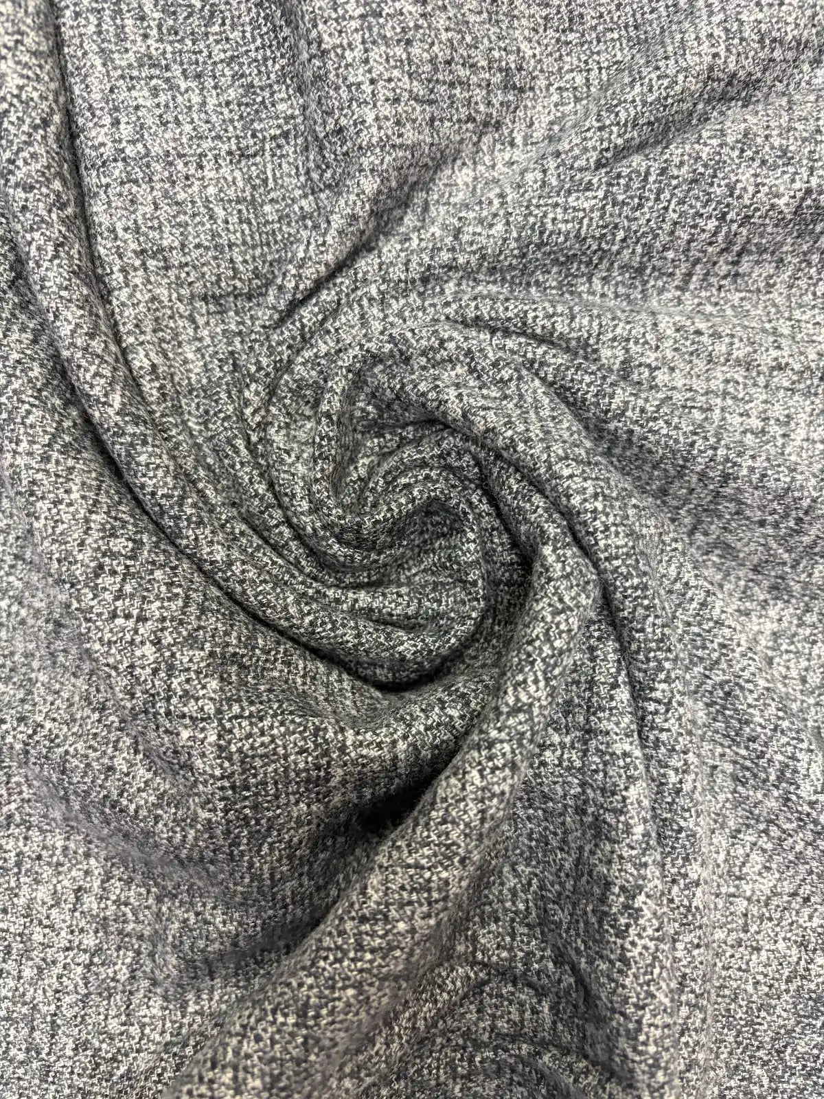 Heathered Grey Yarn Dye | Cotton Flannel