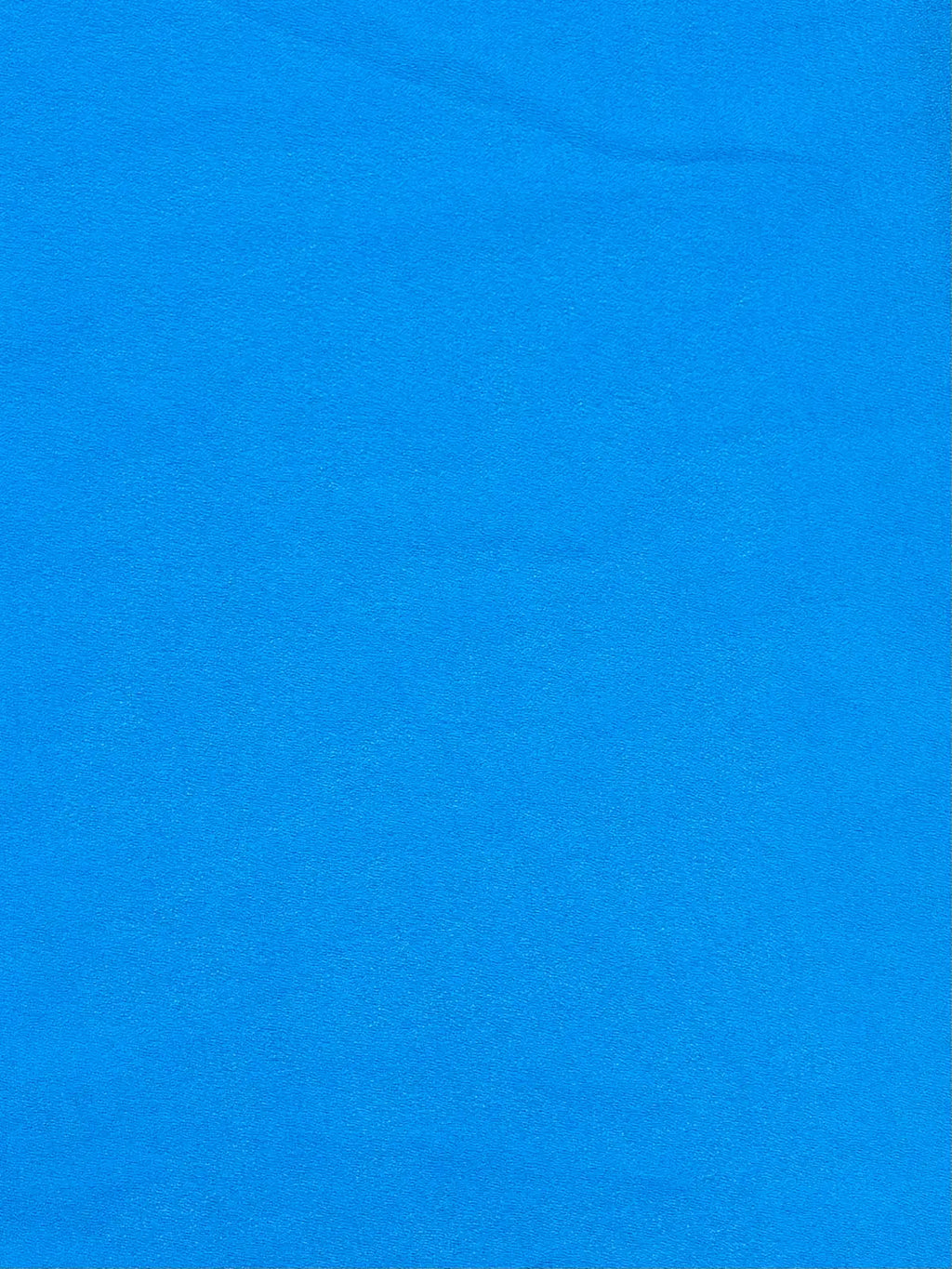 Blue Solid | Crepe Georgette Chiffon