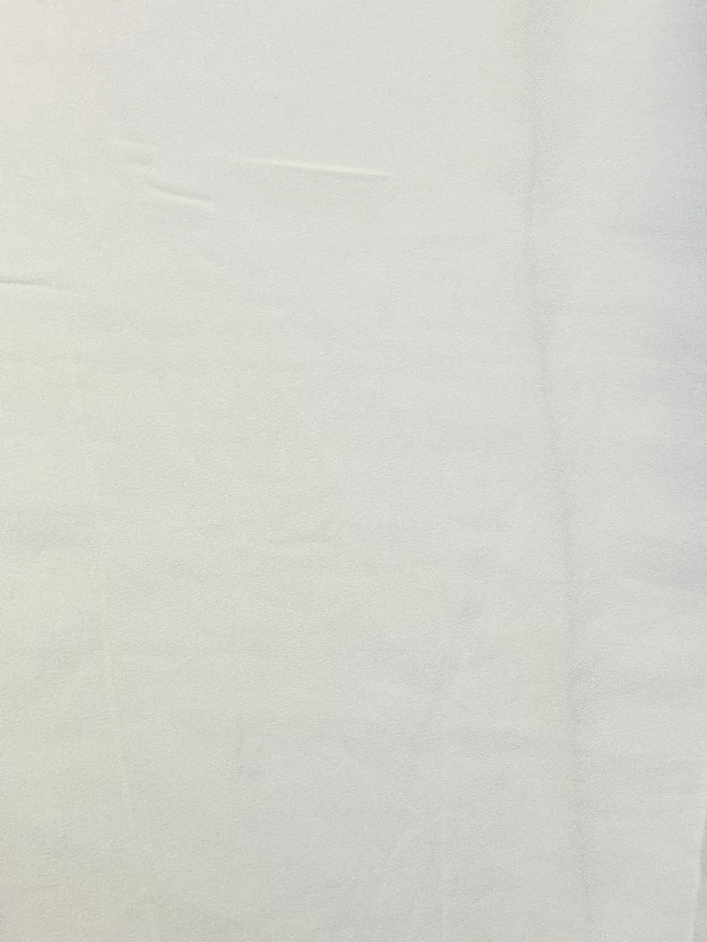 Cream Solid | Crepe Georgette Chiffon