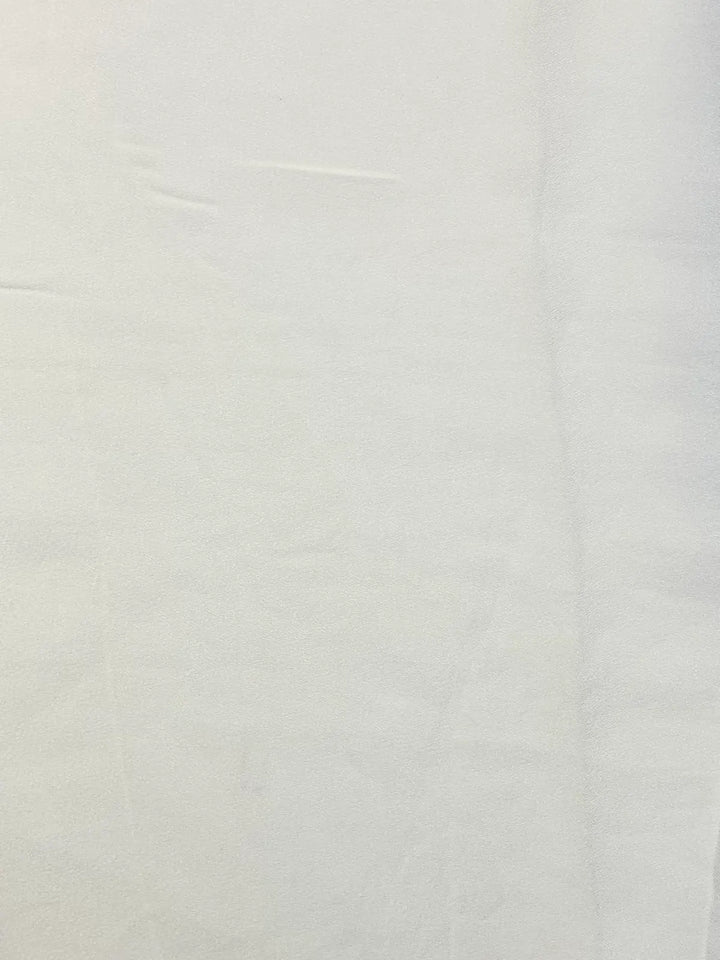 Cream Solid | Crepe Georgette Chiffon