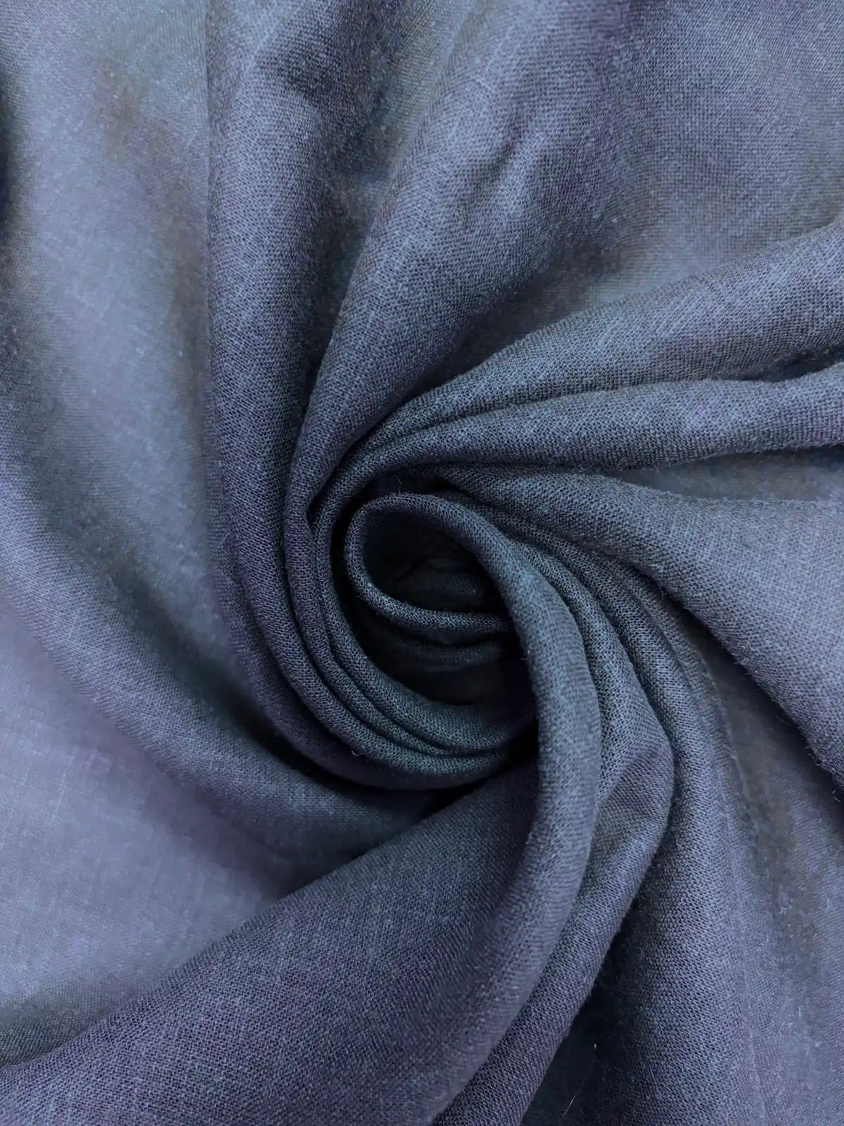Navy Blue Solid | Linen Rayon Blend