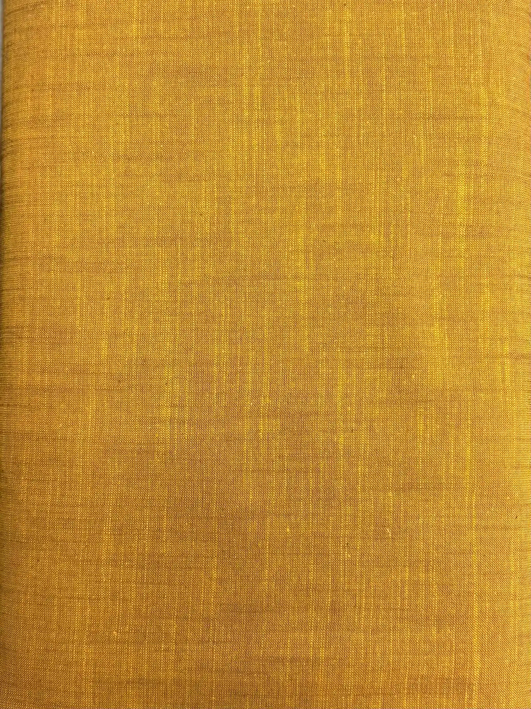 Yellow Solid | Woven Cotton