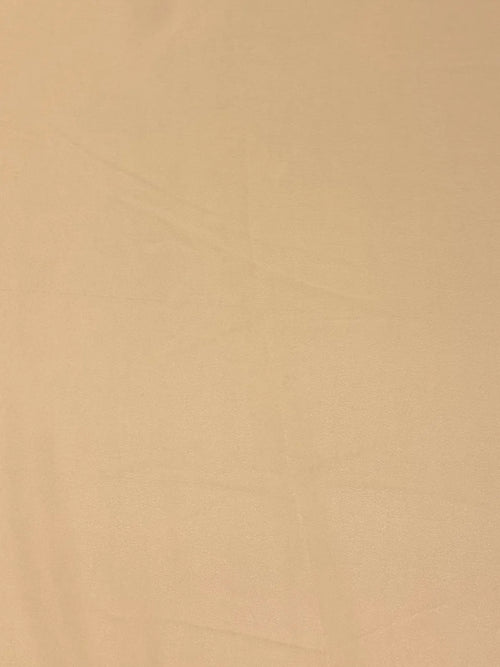 Beige Solid | Crepe Georgette Chiffon